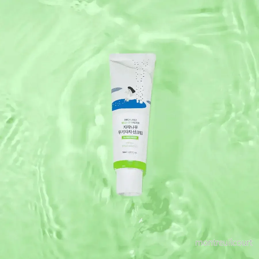 Round Lab Birch Juice Moisturizing Mild Up Sunscreen SPF50+ PA++++ Round Lab Birch Juice Moisturizing Mild Up Sunscreen SPF50+ PA++++