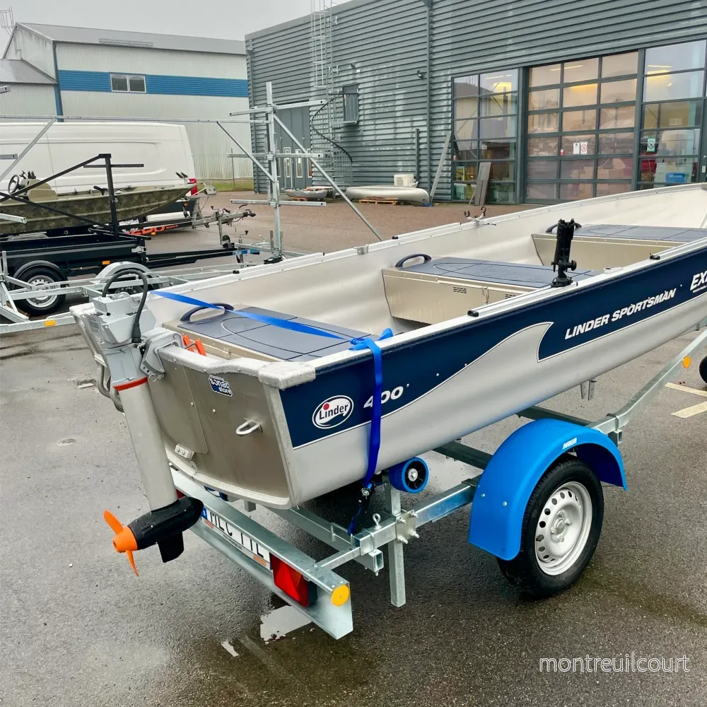 Linder Sportsman 400 EXPLR Edition med trailer Båtpaket - Bild 3