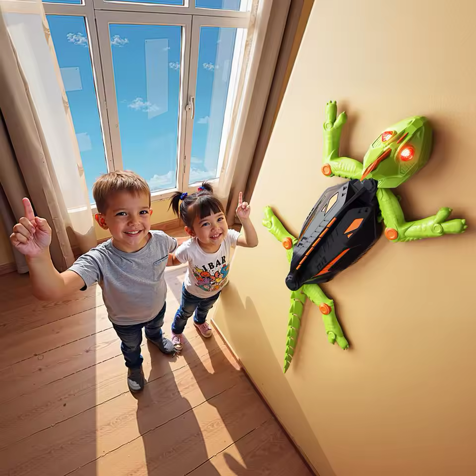 Gecko, Skalbagge & Spindel– fjärrstyrda klättrande leksaker för alla åldrar Gecko, Skalbagge & Spindel– fjärrstyrda klättrande leksaker för alla åldrar