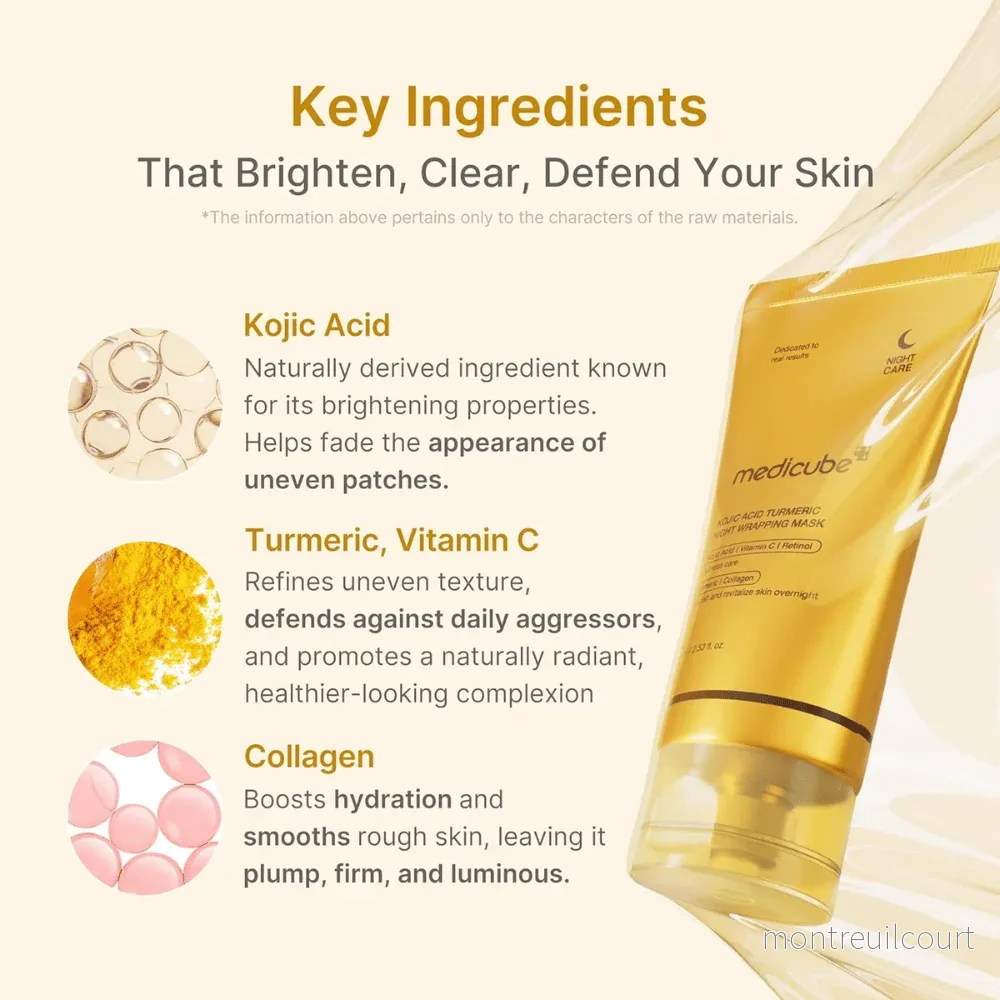 Medicube Kojic Acid Turmeric Night Wrapping Mask 75ml - Bild 3