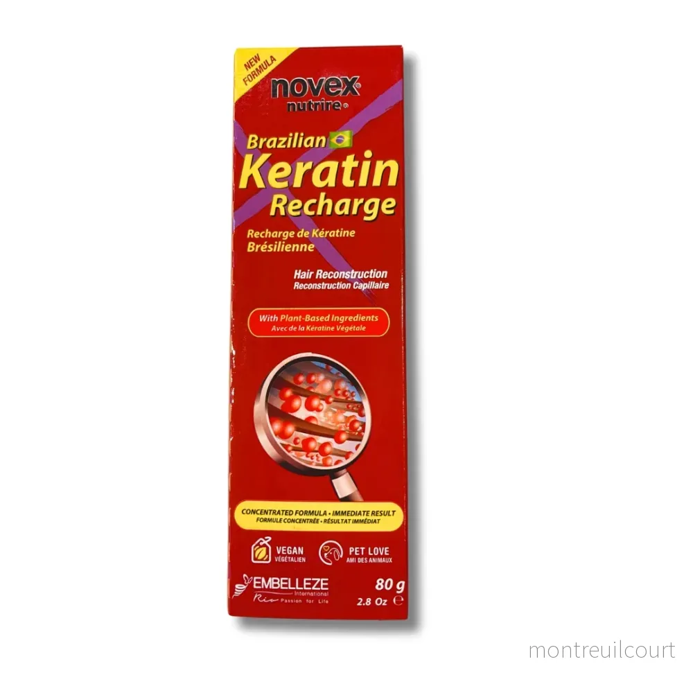 Recarga de Queratina Brasileira – Brazilian Keratin Recharge – Novex (80g)