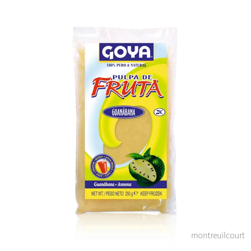 Polpa de Graviola Congelada / Frozen Soursop Fruit Pulp – Goya (250g) Polpa de Graviola Congelada / Frozen Soursop Fruit Pulp – Goya (250g)