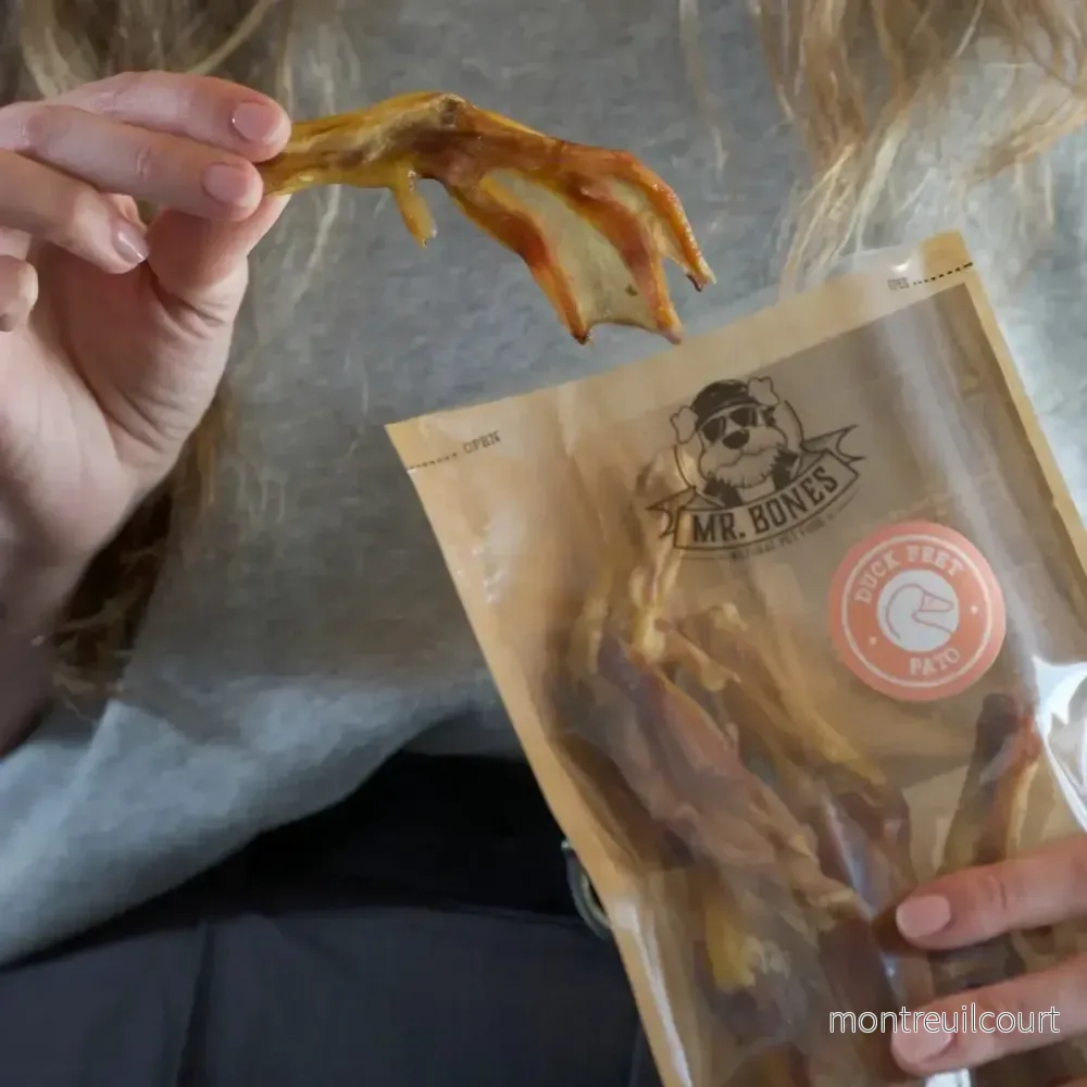 Naturligt tuggbart snacks - Ankfötter - Bild 2