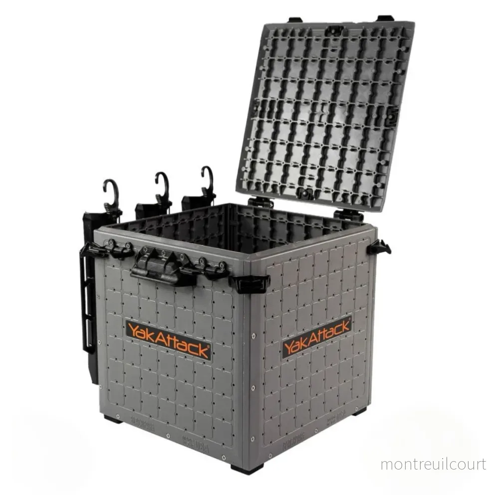 Yak-Attack BlackPak Pro Kayak Fishing Crate - 13x 13 (Battleship Grey) - Bild 2