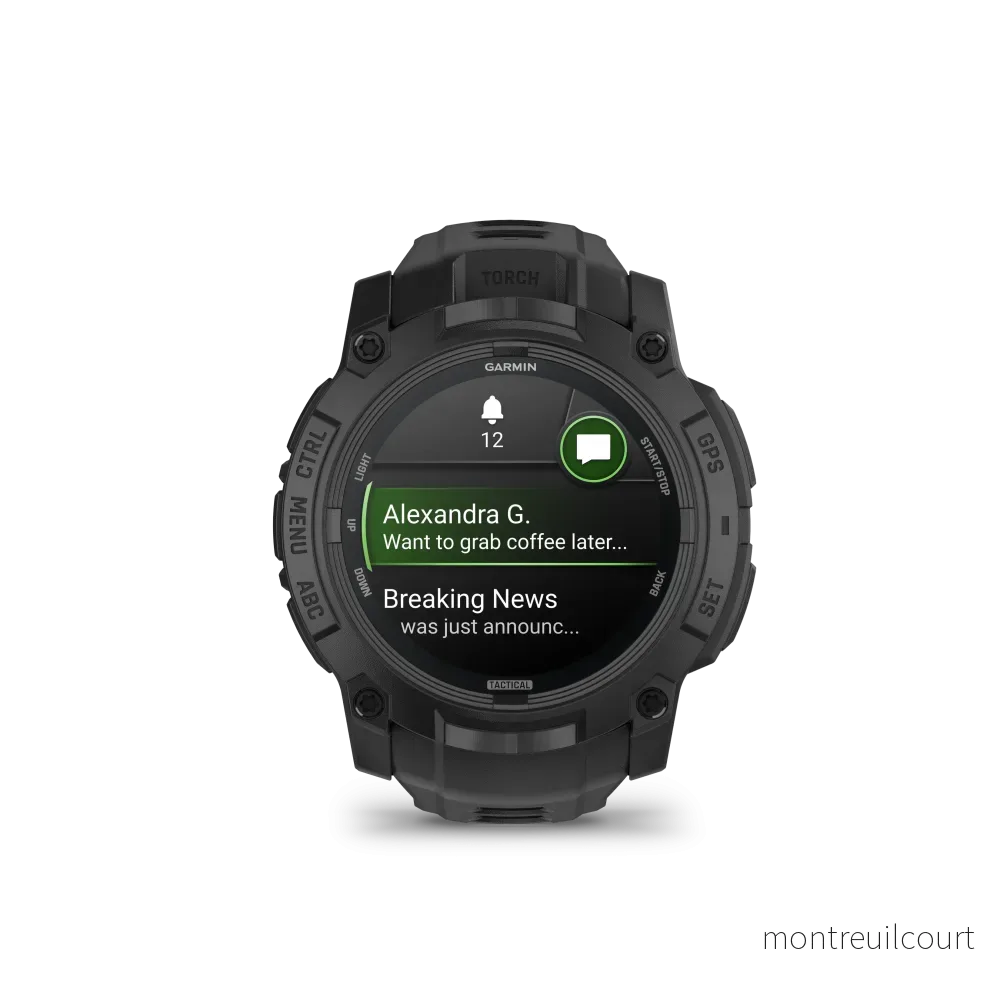 Garmin Instinct 3 – 50 mm, AMOLED, Tactical Edition - Bild 2