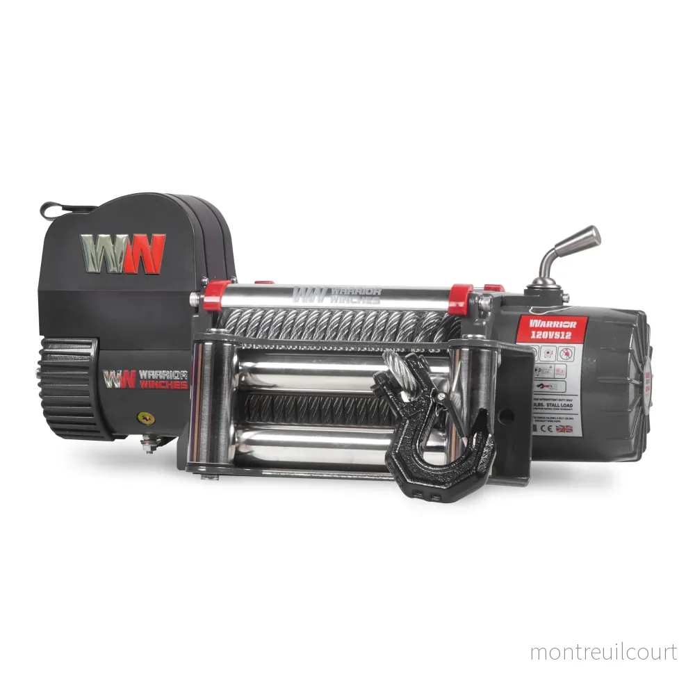 Warrior Winches Samurai 12000 Elektrisk Vinsch 24V Stålvajer Warrior Winches Samurai 12000 Elektrisk Vinsch 24V Stålvajer