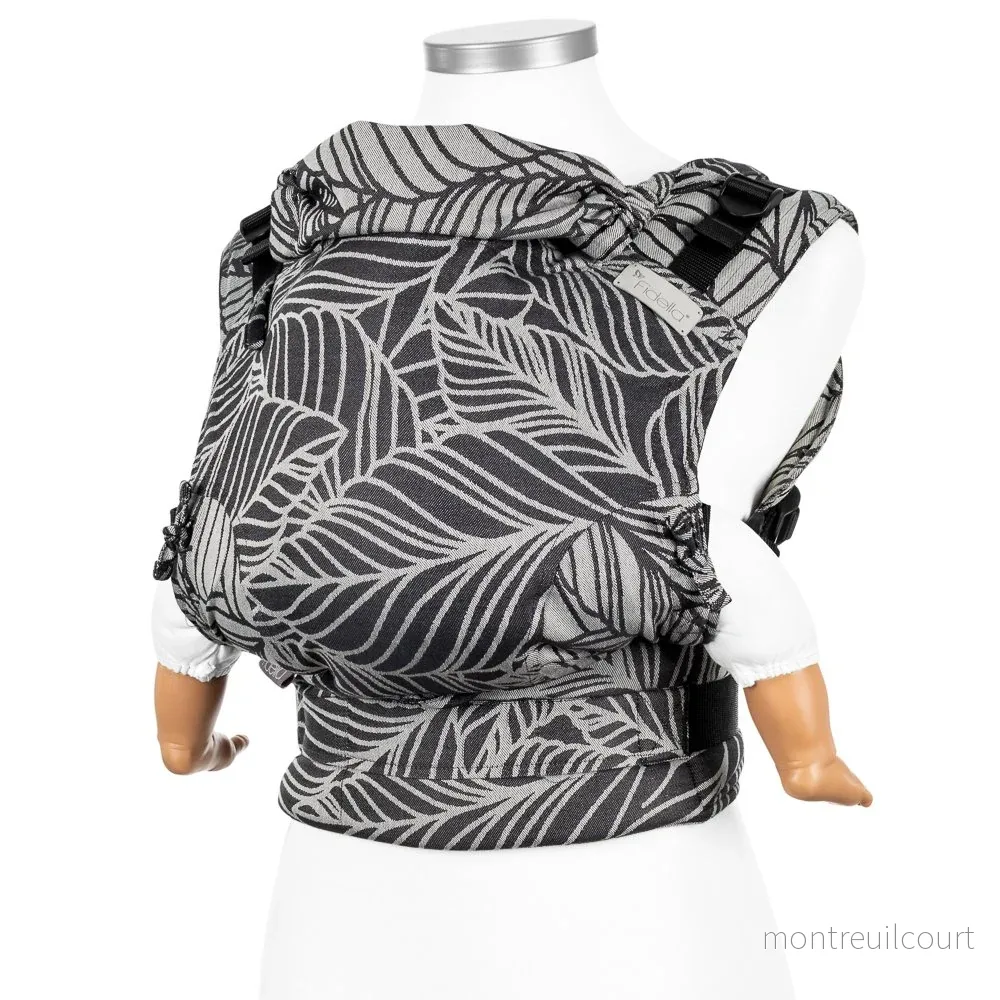 Baby Size: Fidella Fusion - Dancing Leaves Black & White - Bild 3