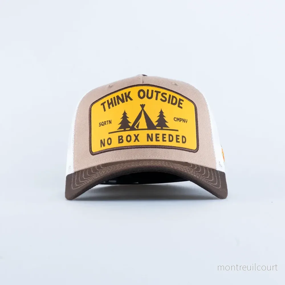 SQRTN Outside Trucker Keps - Hooked Khaki - Bild 2