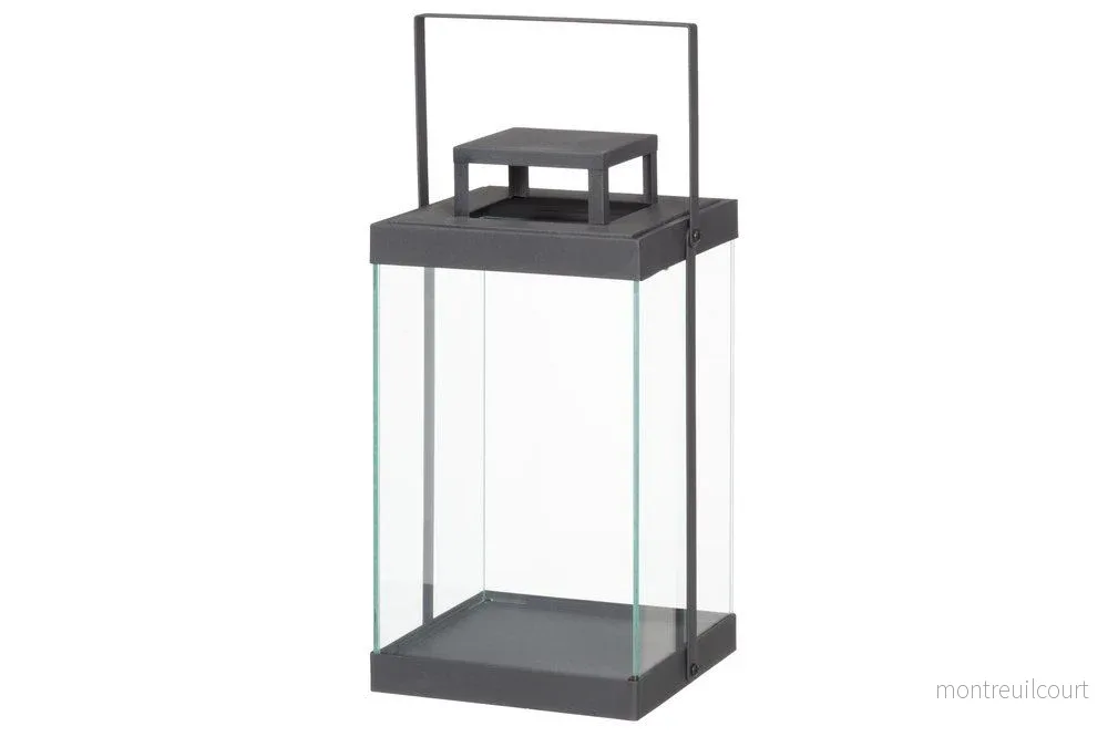Lykta modern svart 35 cm Lykta modern svart 35 cm