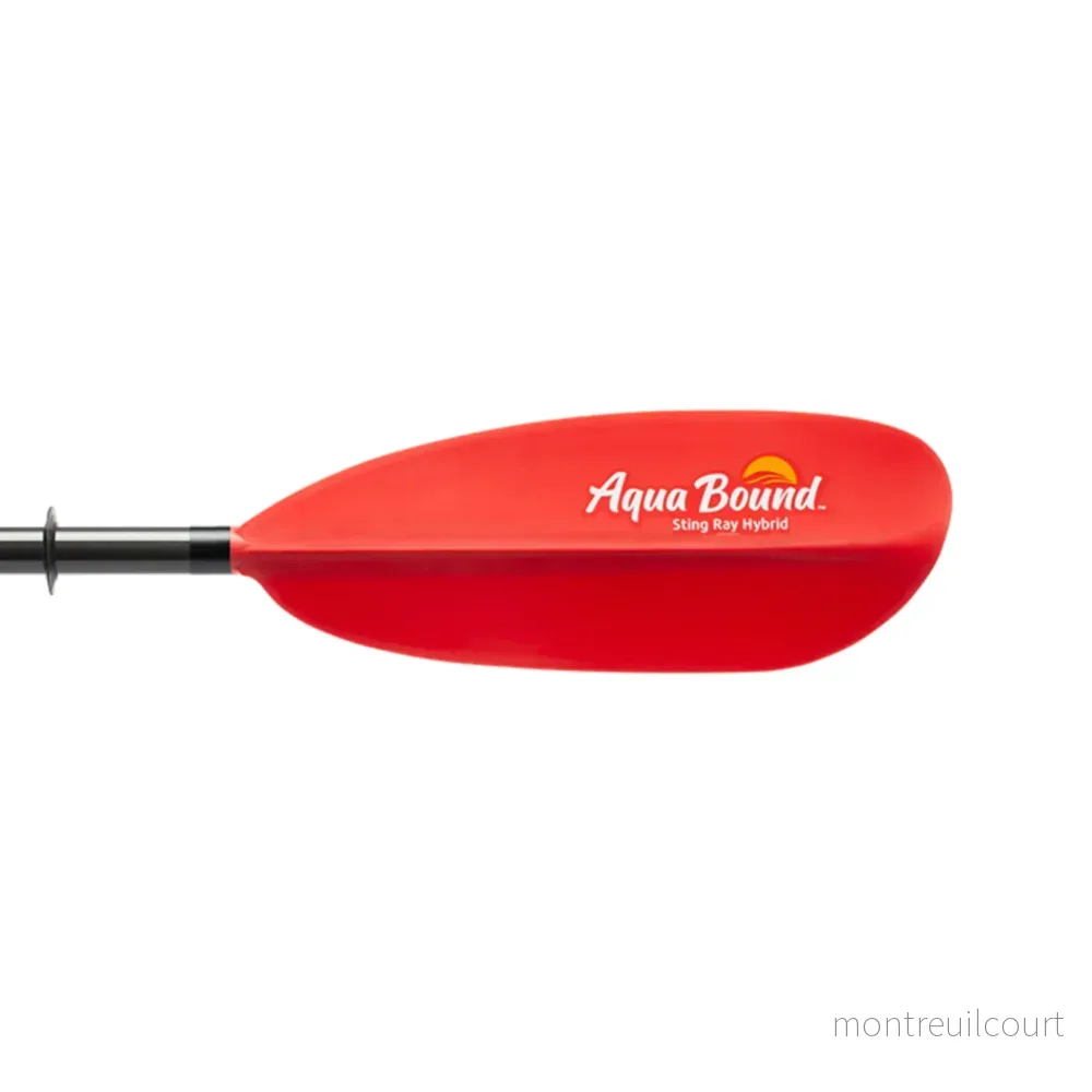 Aqua Bound Sting Ray Hybrid Posi-Lok 2pc Sunset Red 220 Kajakpaddel - Bild 2