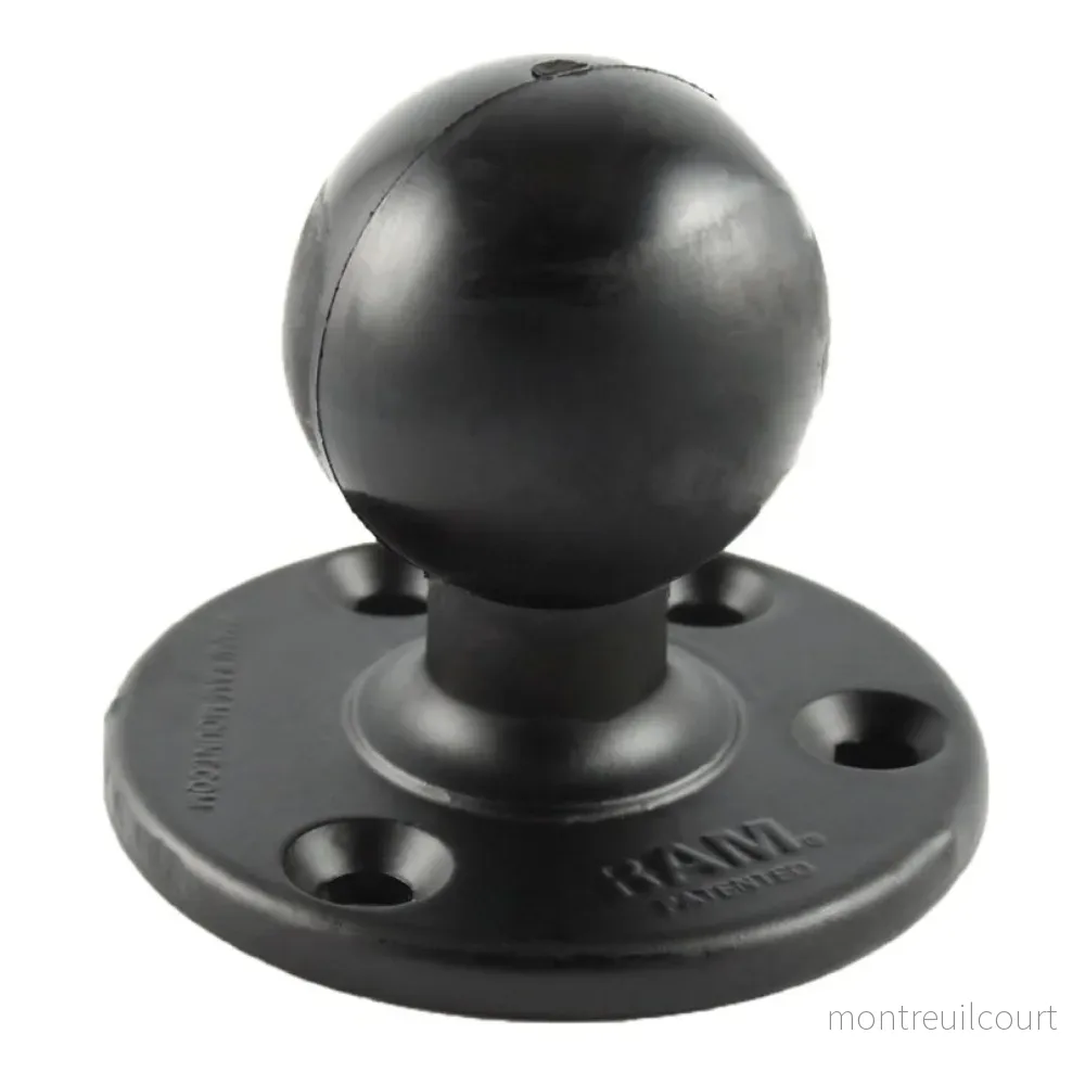 RAM Mounts Stor Rund Platta Med Kula (D-kula)