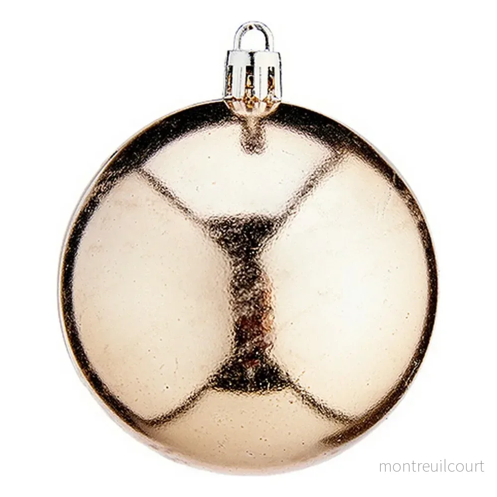12 st Julgranskulor Champagne Ø 7 cm