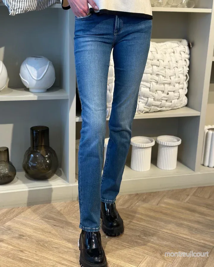 ONLY – ALICIA REG STRT DNM DOT879 – MEDIUM BLUE DENIM ONLY – ALICIA REG STRT DNM DOT879 – MEDIUM BLUE DENIM