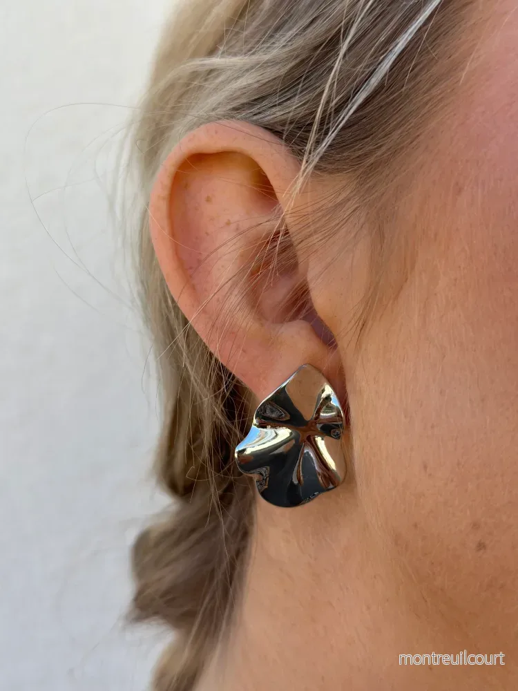 BOW19DETAILS - LIP EARRINGS SMALL - SILVER - Bild 2
