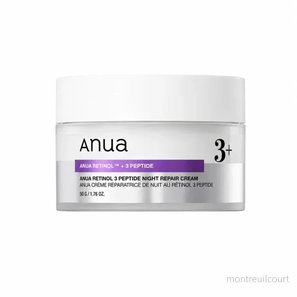 Anua Retinol 3 Peptide Night Repair Cream 50g Anua Retinol 3 Peptide Night Repair Cream 50g