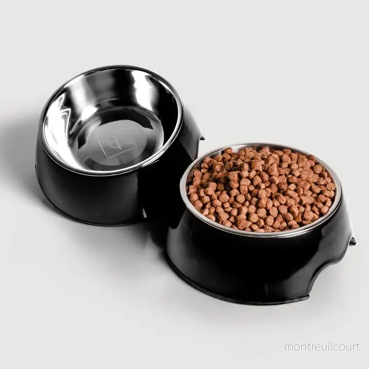 Ne&no® hundskål 2-pack – rostfritt stål & melamin, halkfri och tål maskindisk - Bild 2