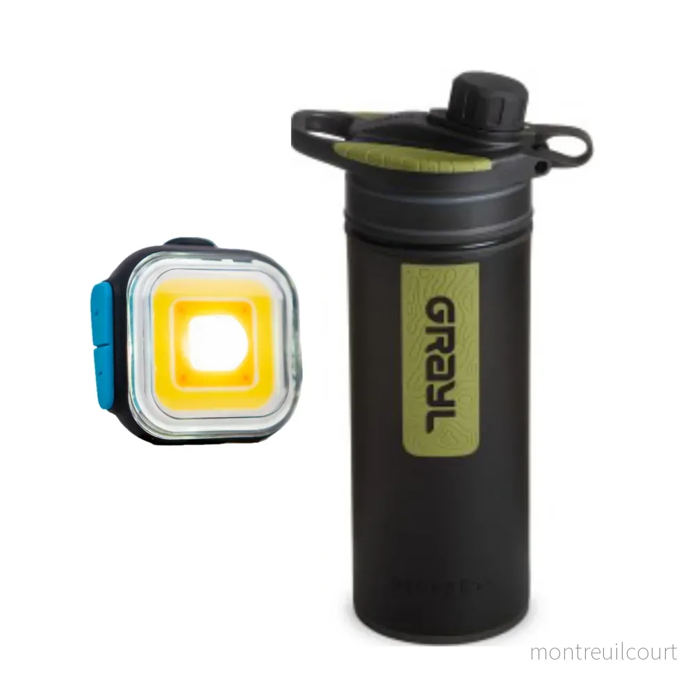 Grayl GeoPress Purifier Bottle Black Camo + MeolinQ Light01 Paketdeal Grayl GeoPress Purifier Bottle Black Camo + MeolinQ Light01 Paketdeal