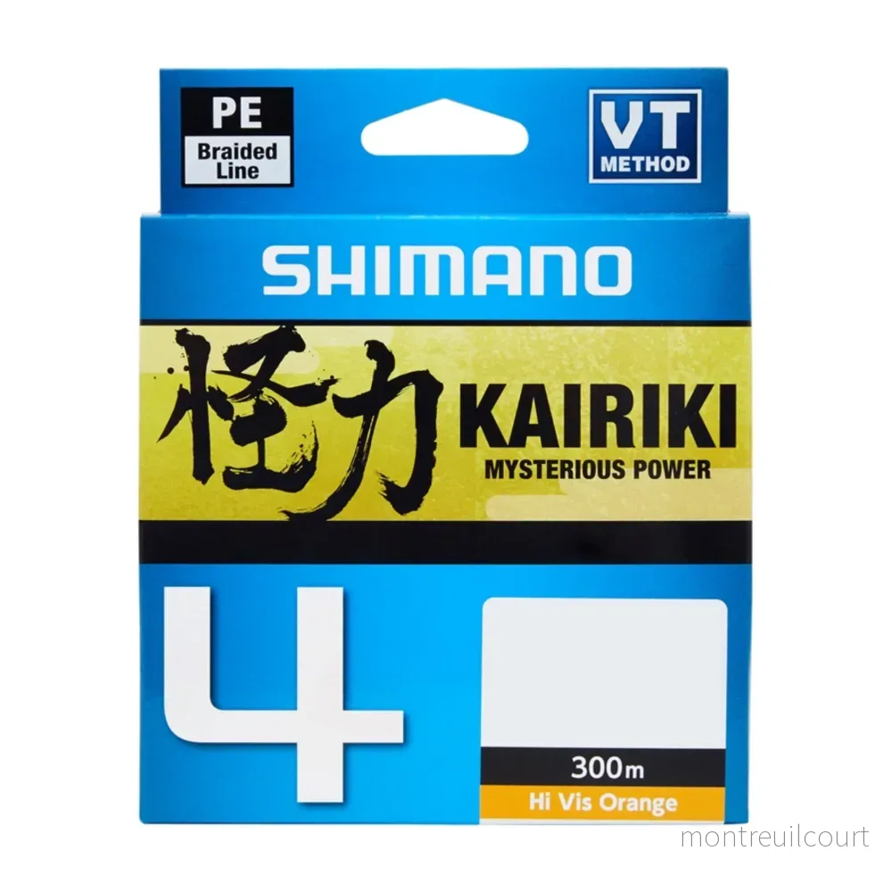 Shimano Kairiki 4 150m Orange Flätlina Shimano Kairiki 4 150m Orange Flätlina