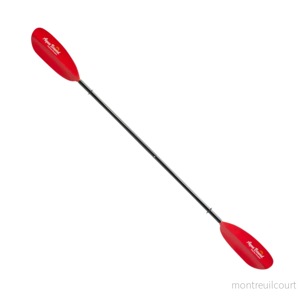 Aqua Bound Sting Ray Fiberglass Snap-Button Sunset Red 2pc 215 Kajakpaddel