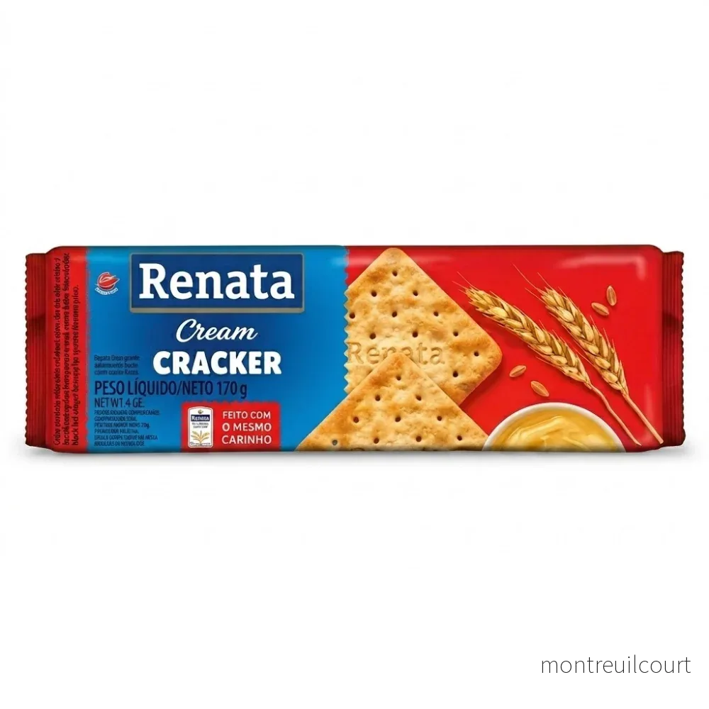Biscoito Cream Cracker / Cream Cracker Biscuit – Renata (170g) Biscoito Cream Cracker / Cream Cracker Biscuit – Renata (170g)