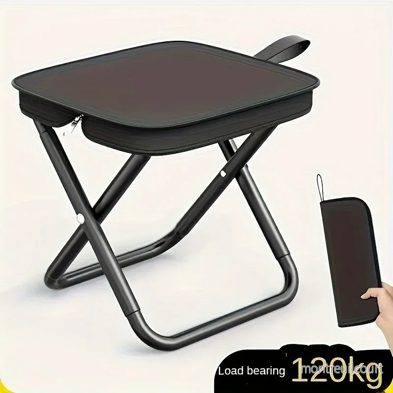 Hopfällbar campingpall
