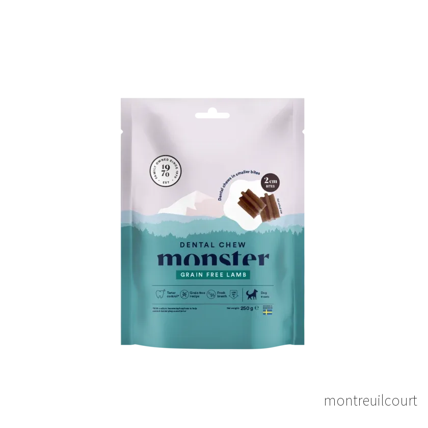 Monster Dog Dental Bites Lamb 250g
