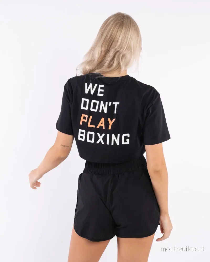 BOXRAW Crop T-shirt We Don’t Play Boxing BOXRAW Crop T-shirt We Don’t Play Boxing