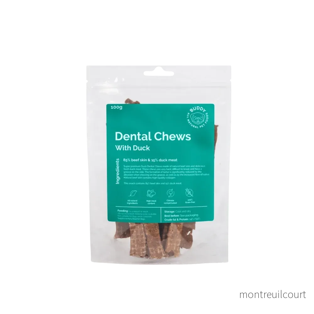 Buddy Dental Tuggbitar - Anka 100g