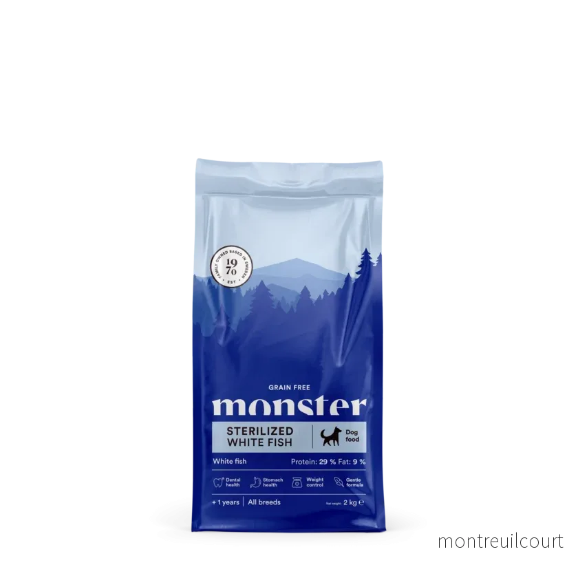 Monster Dog Grain Free Sterilized White Fish - Bild 2