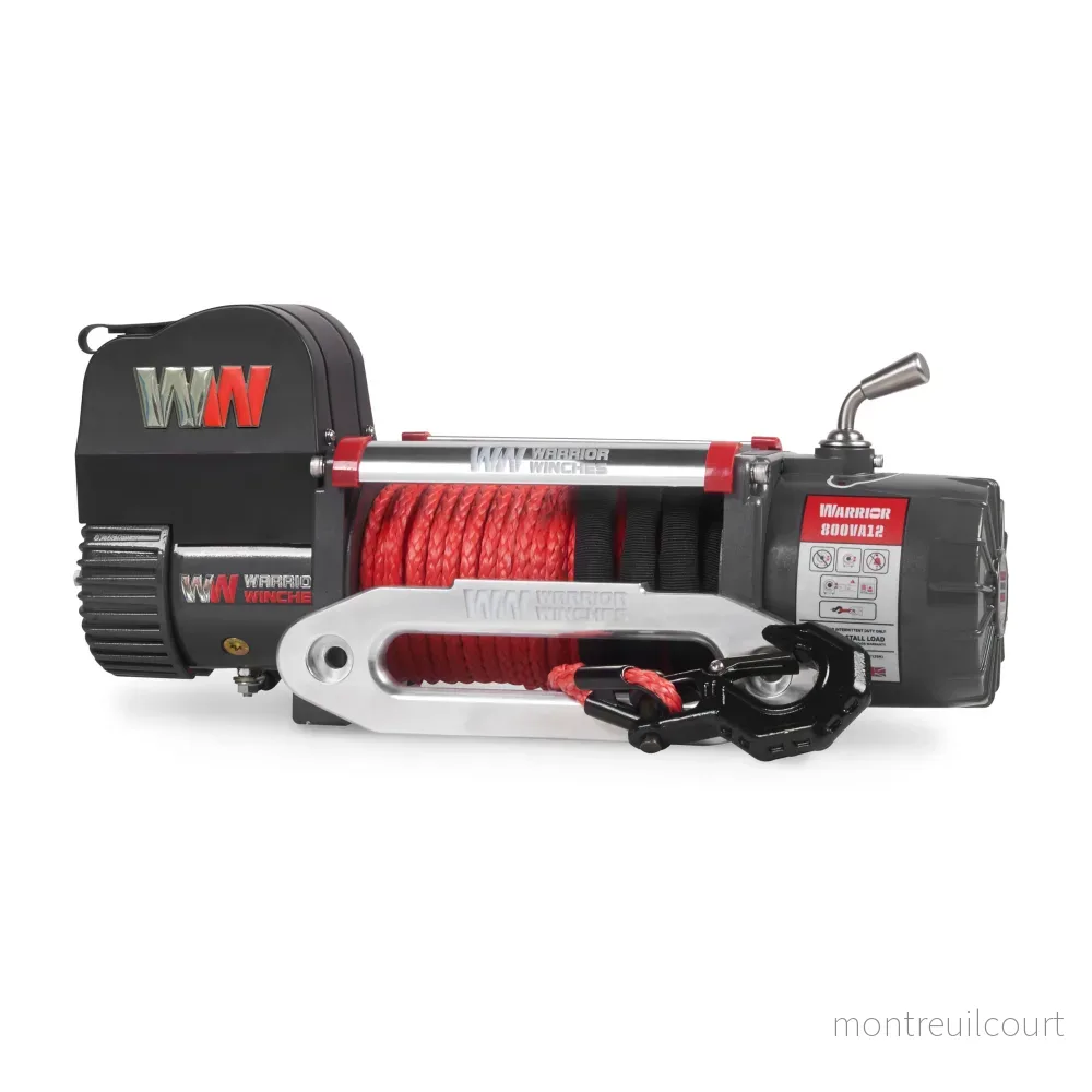 Warrior Winches Samurai 8000 Elektrisk Vinsch 12V Syntetlina - Bild 2