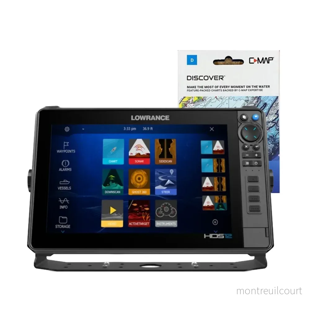 Lowrance HDS-12 PRO Active Imaging™ HD 3-in-1 transducer + C-Map DISCOVER – Västervik to Söderhamn Paketdeal