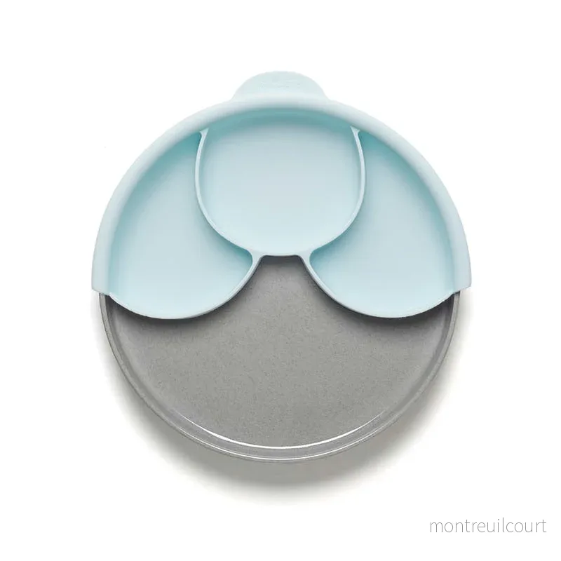 Healthy Meal Set barntallrik (Grey/Aqua) Healthy Meal Set barntallrik (Grey/Aqua)