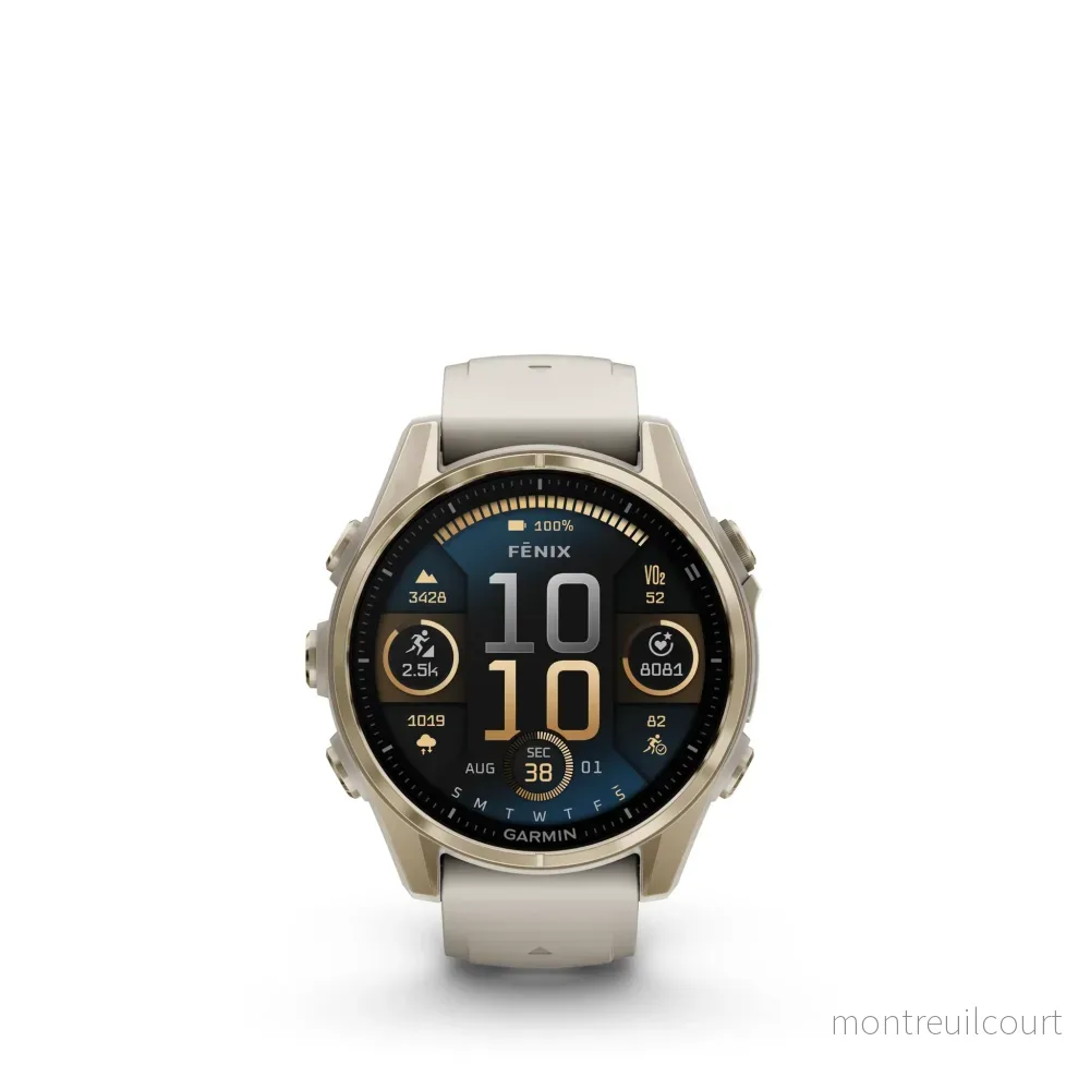 Garmin fenix 8 – Amoled 43 mm Sapphire Soft Gold - Bild 2