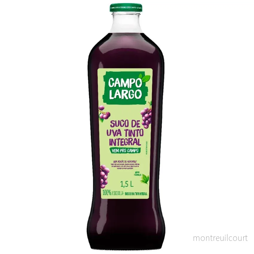 Suco de Uva Integral / 100% Grape Juice - Campo Largo (1,5l)