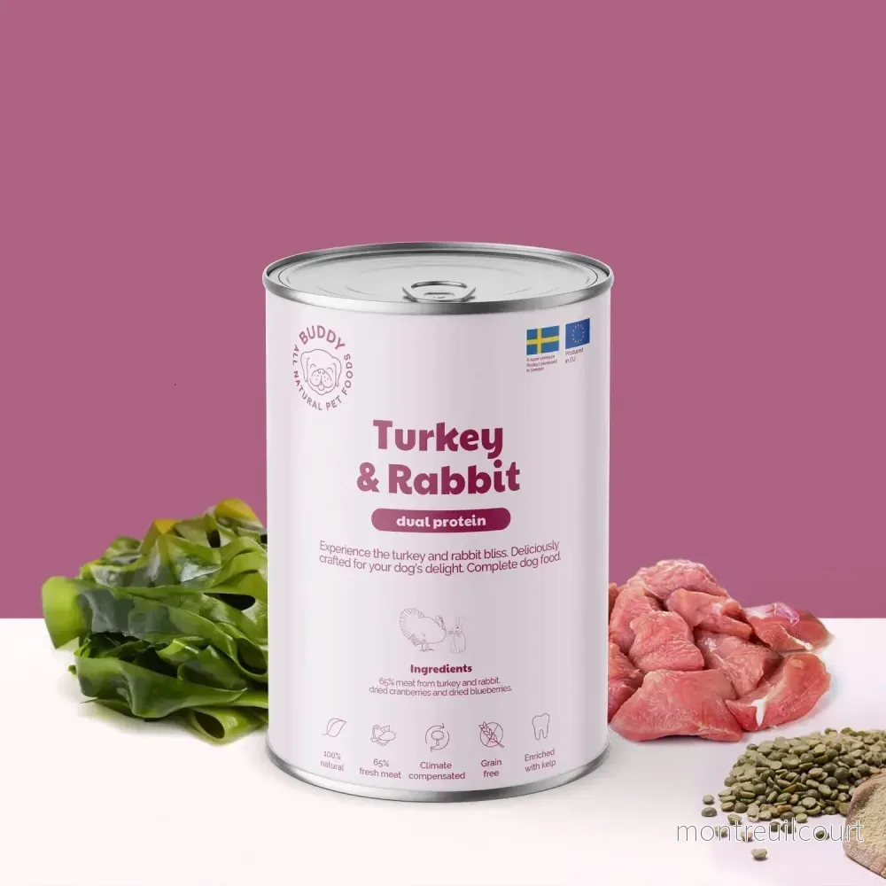 Buddy Våtfoder – Kalkon & Kanin 400g Buddy Våtfoder – Kalkon & Kanin 400g