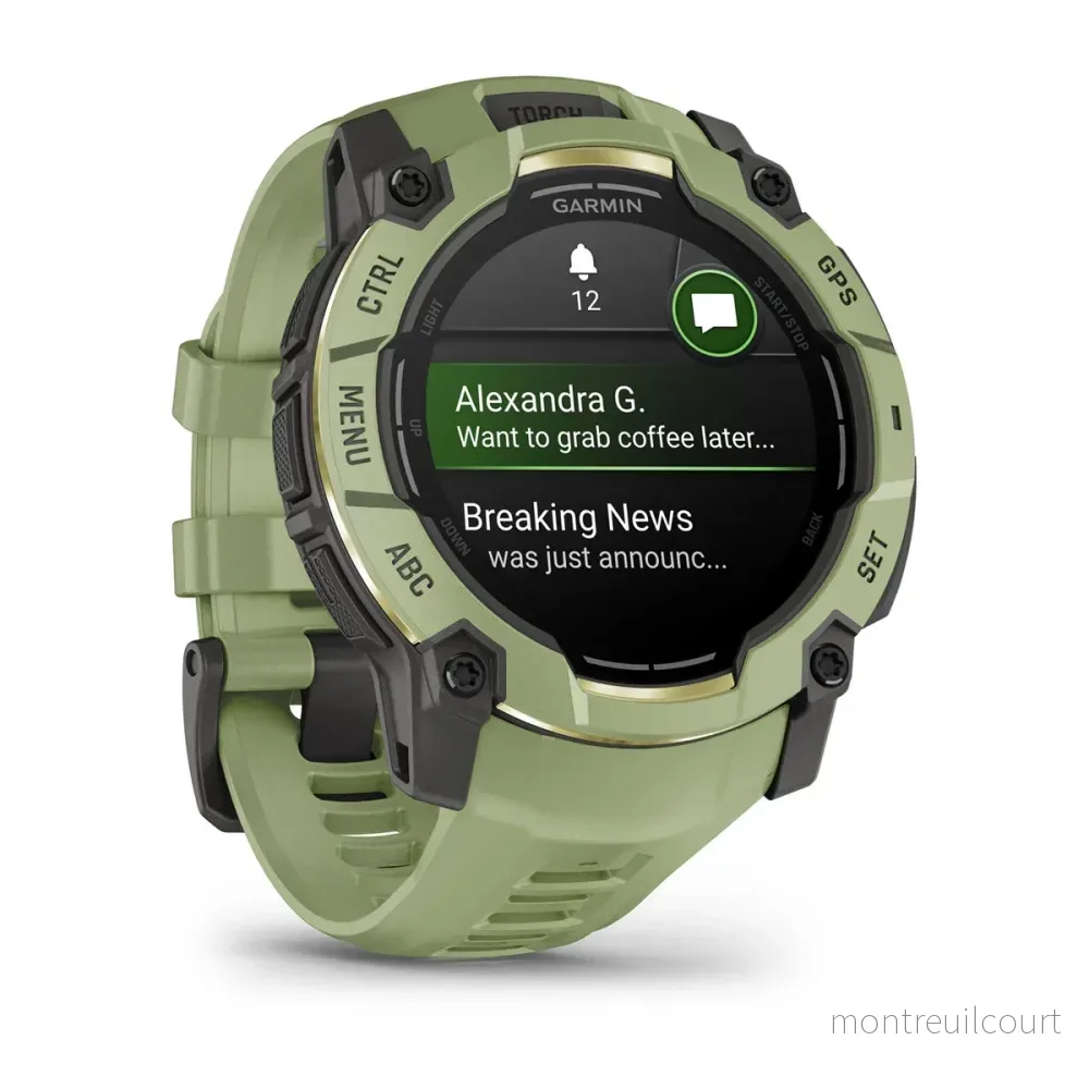 Garmin Instinct 3 50mm Amoled Ormbunksgrön - Bild 2