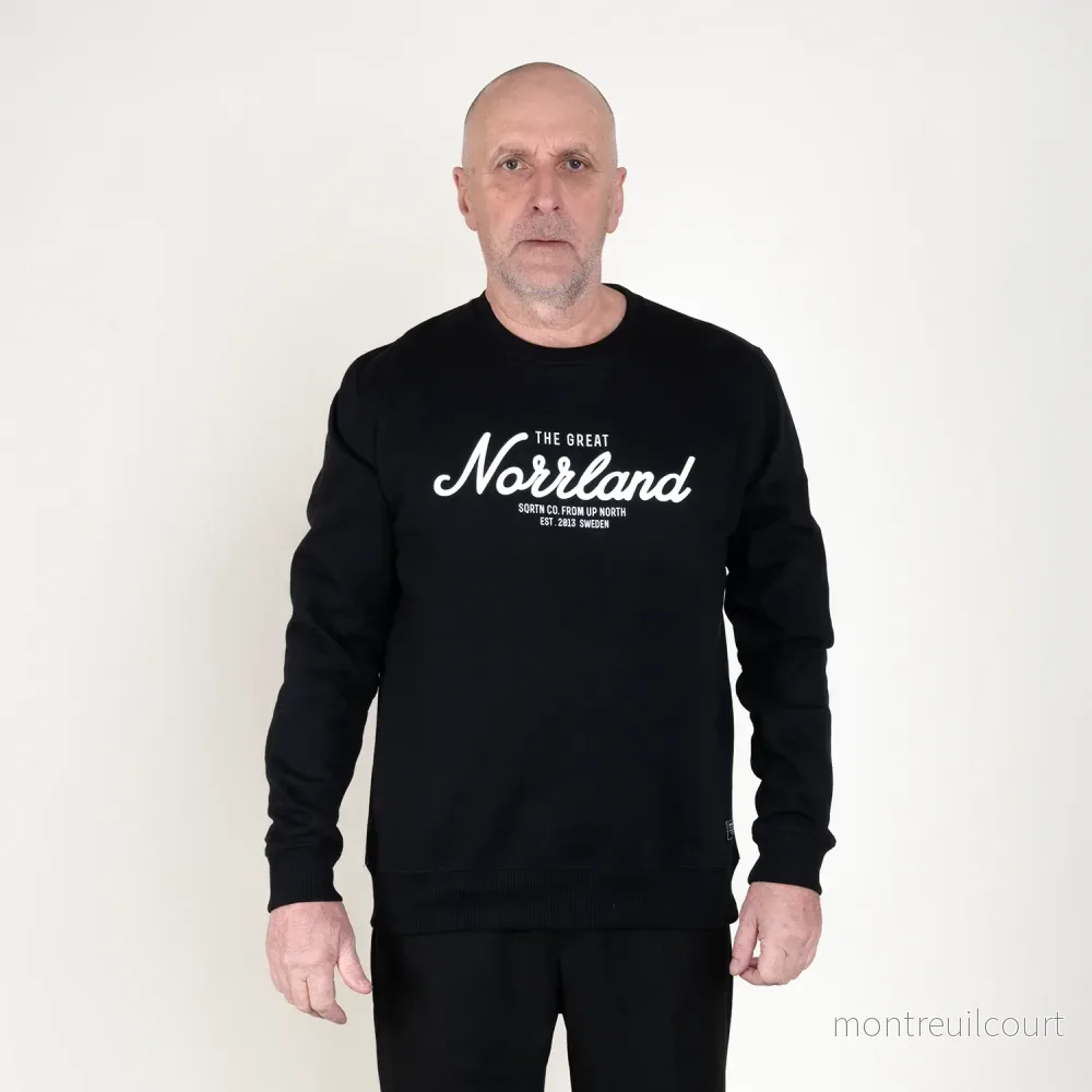 SQRTN Great Norrland Crewneck Black SQRTN Great Norrland Crewneck Black