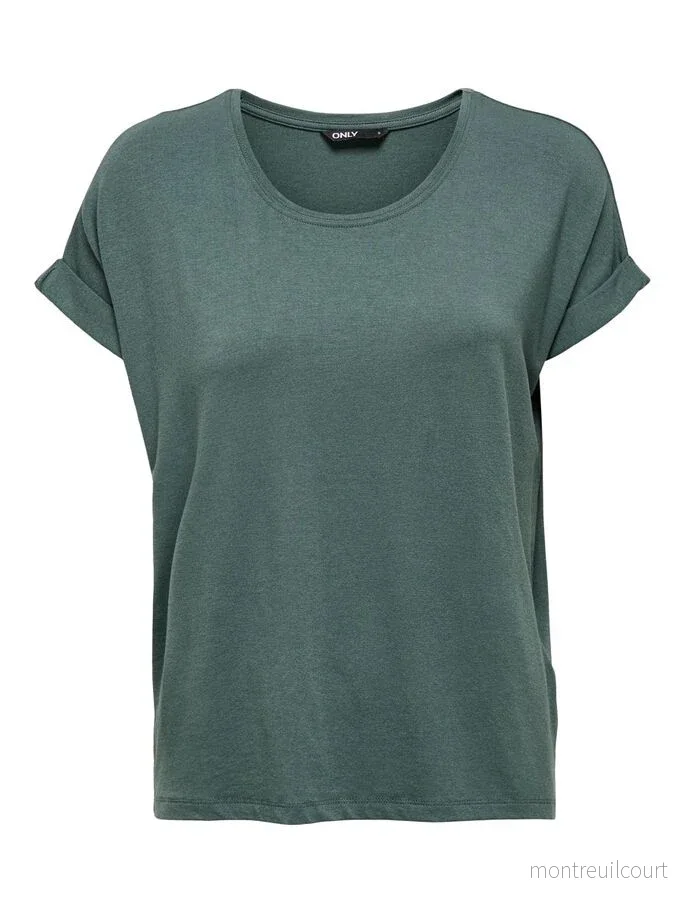 MOSTER O-NECK TOP - BALSAM GREEN - Bild 2
