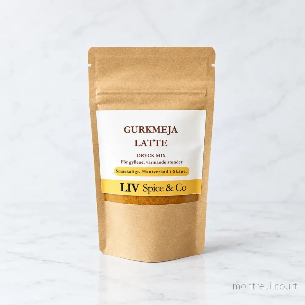Gurkmeja Latte