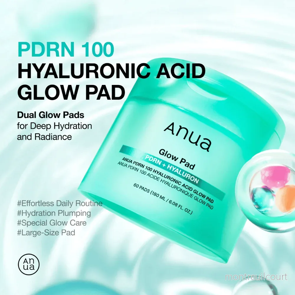 Anua PDRN 100 Hyaluronic Acid Glow Pad (60 pads) - Bild 2