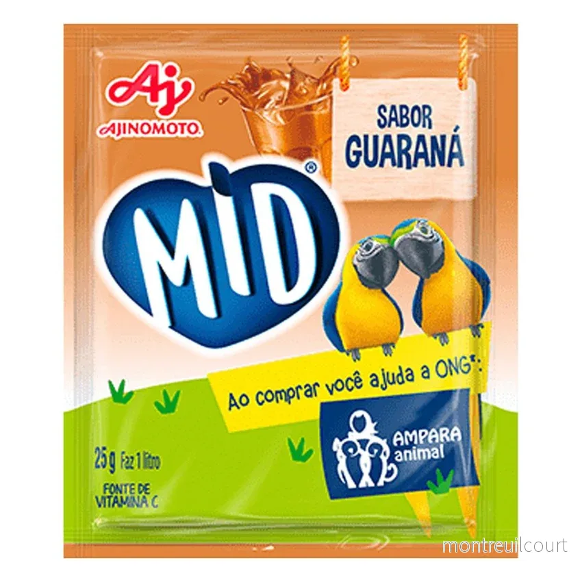 Refresco MID Guaraná / Guaraná flavored instant drink powder - MID (20g)