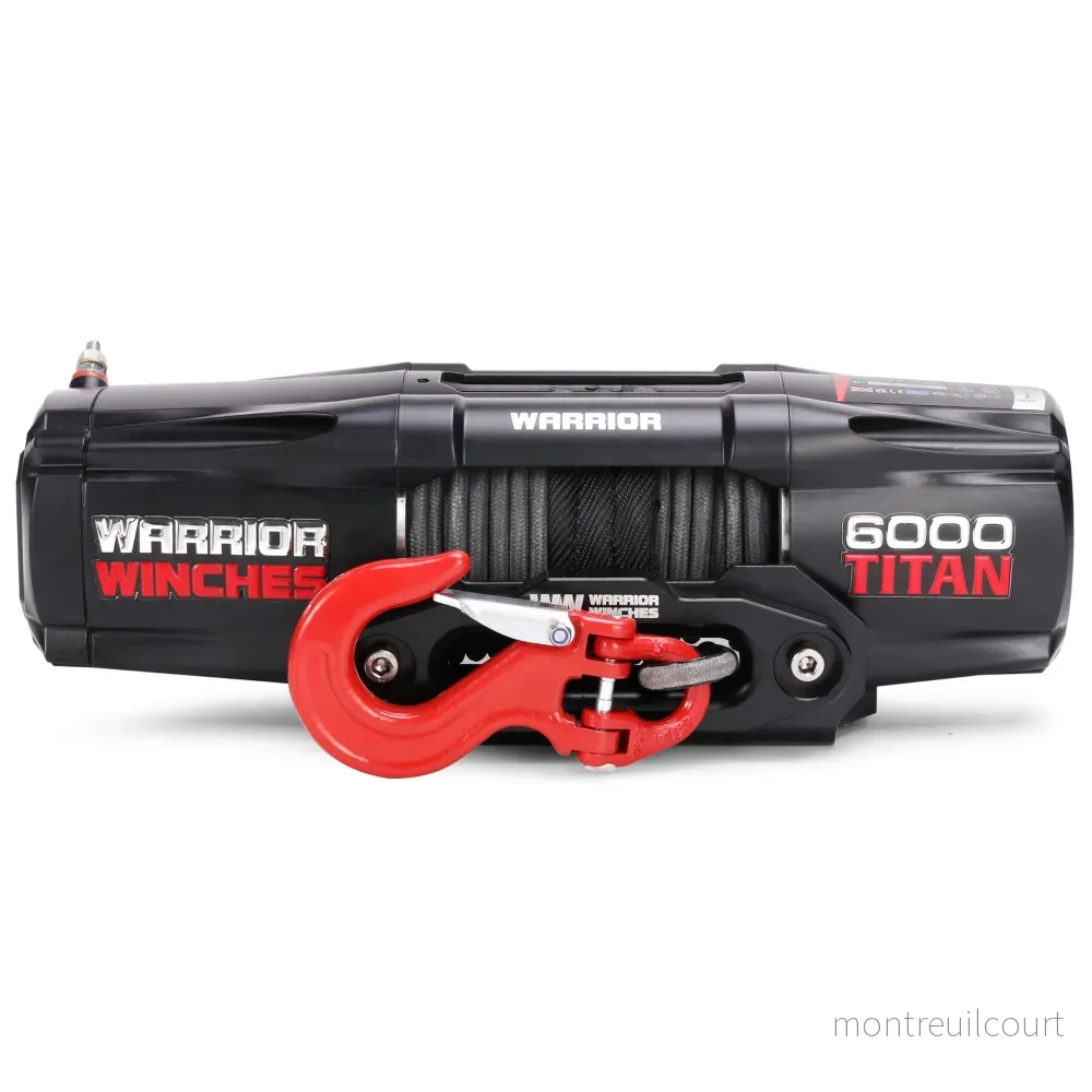 Warrior Winches Titan 6000 Elektrisk Vinsch 12V Armortek Extreme Slim - Bild 2