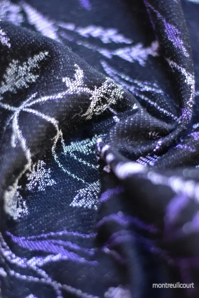Yaro Ringsjal - Terra Duo Black Silver Purple Bourette - Bild 2
