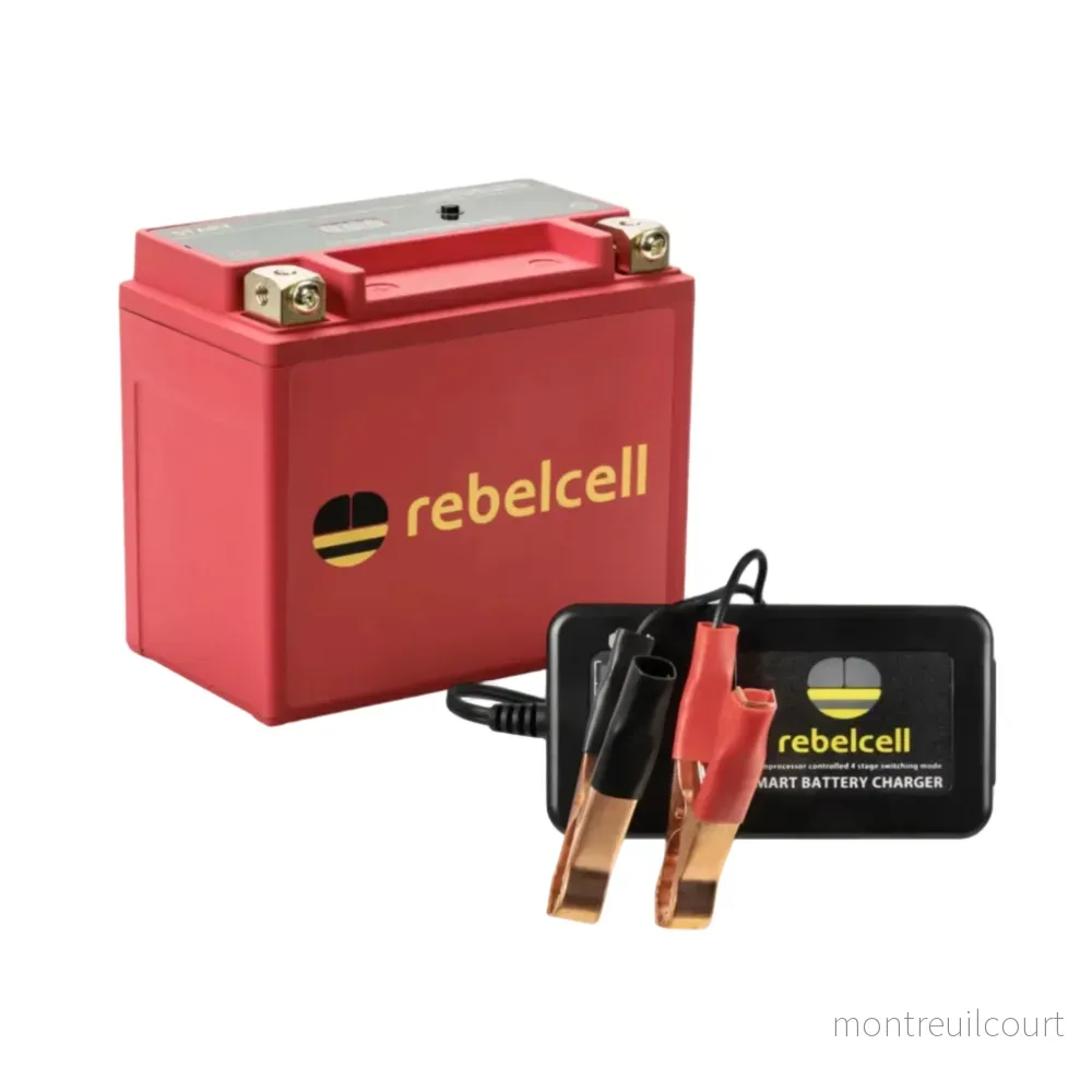 Rebelcell 250HK Start Lithium Battery med 3A Start Laddare Rebelcell 250HK Start Lithium Battery med 3A Start Laddare