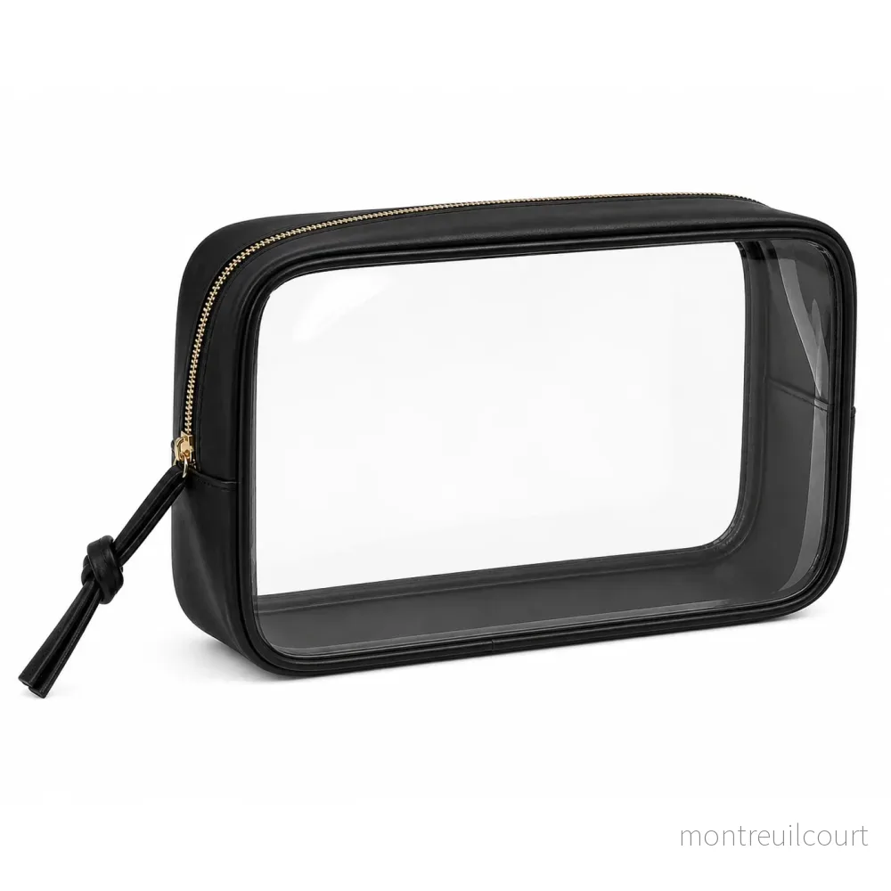 Glowria Transparent Black Beauty Bag - Bild 2