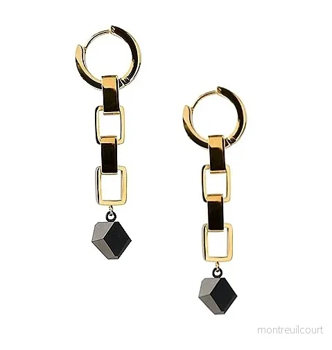 Juno Golden Chain Earrings