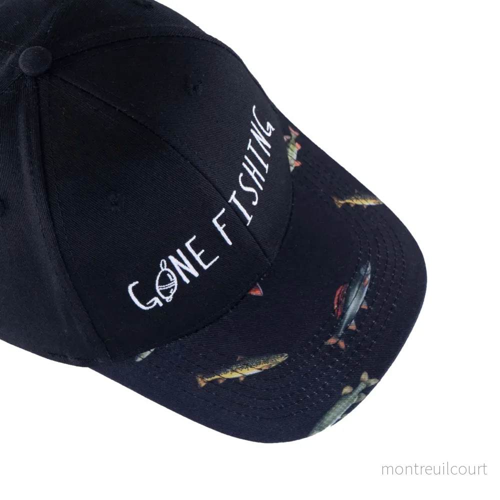 SQRTN Gone Fishing Keps Hooked Black - Bild 2