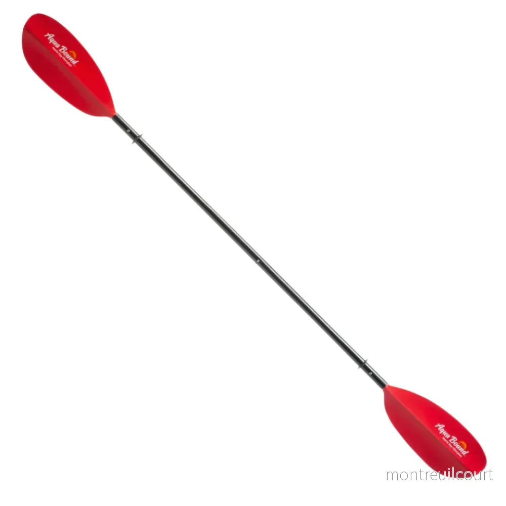 Aqua-Bound Manta Ray Fiberglass Snap-Button Sunset Red 4pc 230 Kajakpaddel