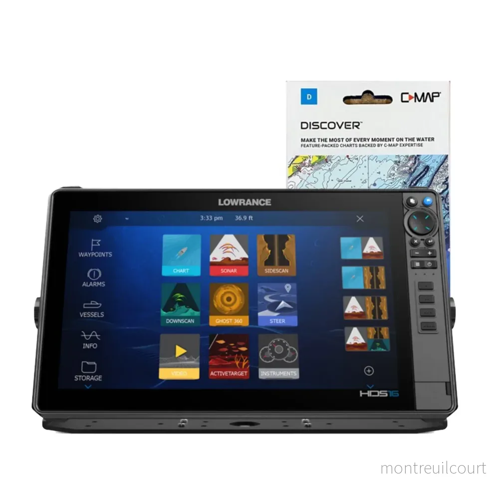 Lowrance HDS-16 PRO with Active Imaging™ HD 3-in-1 transducer + C-Map DISCOVER – Malmö to Valdermarsvik Paketdeal Lowrance HDS-16 PRO with Active Imaging™ HD 3-in-1 transducer + C-Map DISCOVER – Malmö to Valdermarsvik Paketdeal