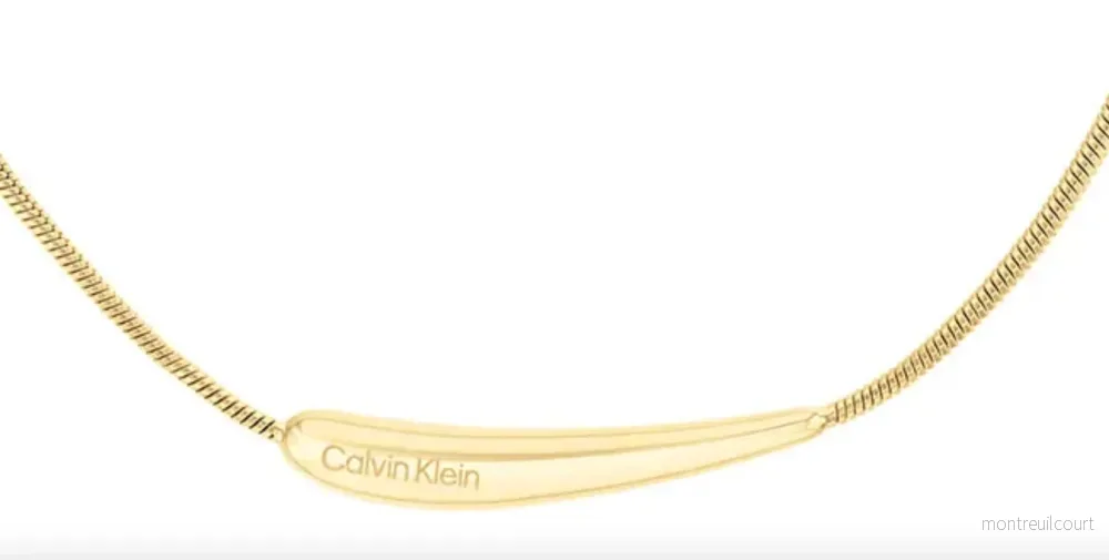 Calvin Klein Elongate drops necklace